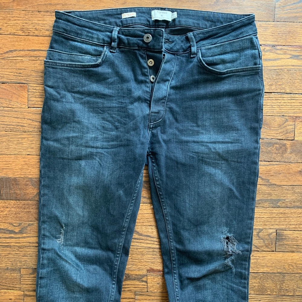 Topman Stretch Skinny Jeans